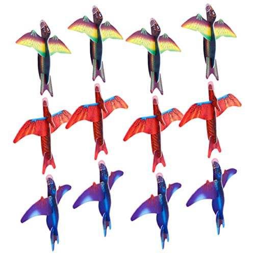 GARIOUANS 48 Stück Dinosaurier Flugzeug Teiliges Foam Glider für Handwurf Modell Zufällige Farben für Geburtstage und Feste Fördert die Kreativität und Motorik Zufällige GARIOUANS 48 Stück Dinosaurier Flugzeug Teiliges Foam Glider für Handwurf Modell Zufällige Farben für Geburtstage und Feste Fördert die Kreativität und Motorik Zufällige von GARIOUANS