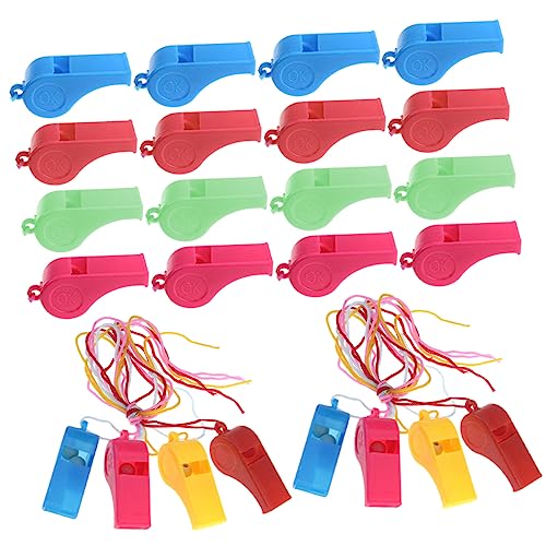 GARIOUANS 48 Stück Teiliges Bunte Trillerpfeifen mit Umhängeband Leichte Kunststoffpfeifen für Erwachsene Lauter Signalton für Sport Training Notfälle und Spiele Zufällige Zufällige Farbe GARIOUANS 48 Stück Teiliges Bunte Trillerpfeifen mit Umhängeband Leichte Kunststoffpfeifen für Erwachsene Lauter Signalton für Sport Training Notfälle und Spiele Zufällige Zufällige Farbe von GARIOUANS