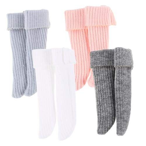 GARIOUANS 4Paare Puppensocken für Puppen für Verschiedene Outfits und Anlässe aus Weichen Materialien für Optimalen Stilvolles Design GARIOUANS 4Paare Puppensocken für Puppen für Verschiedene Outfits und Anlässe aus Weichen Materialien für Optimalen Stilvolles Design von GARIOUANS