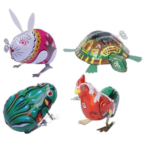 GARIOUANS 4Stücke Aufziehspielzeug für Tierchen mit Pädagogisches für Jungen und Fördert Kreativität und Motorik kein Batterien Erforderlich GARIOUANS 4Stücke Aufziehspielzeug für Tierchen mit Pädagogisches für Jungen und Fördert Kreativität und Motorik kein Batterien Erforderlich von GARIOUANS