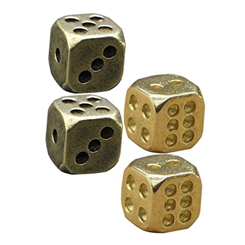 GARIOUANS 4Stücke Messing Dekorative Spielrequisiten für Nachtclubs und Bars Alte Behandlung Details Partys und Zufällige Farben von GARIOUANS