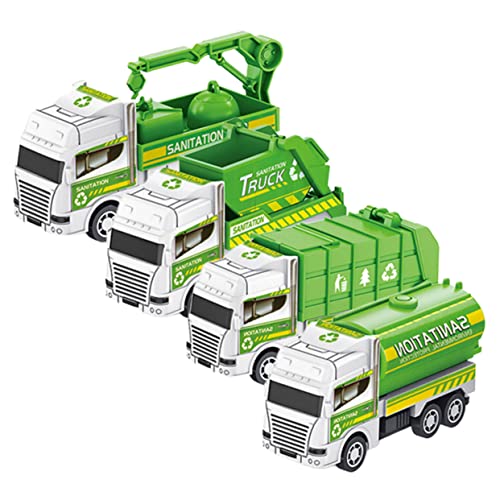 GARIOUANS 4Stücke Müllwagen für Kleinkinder LKW Simulation Müllauto für Jungen Fördert Kreativität und Motorische Fähigkeiten Zufälliger Stil GARIOUANS 4Stücke Müllwagen für Kleinkinder LKW Simulation Müllauto für Jungen Fördert Kreativität und Motorische Fähigkeiten Zufälliger Stil von GARIOUANS