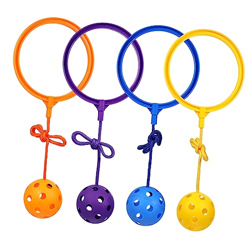 GARIOUANS 4stücke Sprungringe Jumping Ring Bälle Knöchelsprungspielzeug Für Junge Mädchen Und Outdoor Indoor-sportartikel Orange Blau Gelb GARIOUANS 4stücke Sprungringe Jumping Ring Bälle Knöchelsprungspielzeug Für Junge Mädchen Und Outdoor Indoor-sportartikel Orange Blau Gelb von GARIOUANS