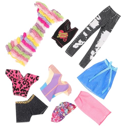 GARIOUANS 5 Sätze Teiliges Set Puppenkleidung Adorable Outfit für Puppen Dekorative Shorts und Freizeitmode für Puppenliebhaber Zubehör von GARIOUANS