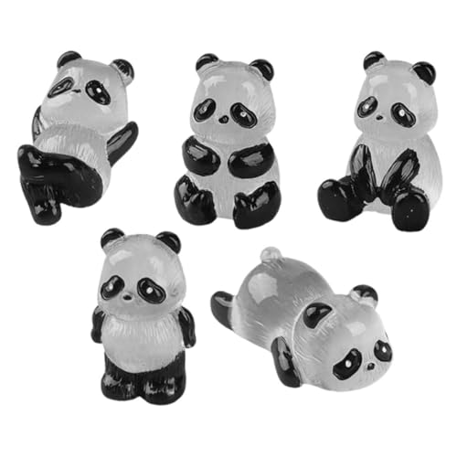 GARIOUANS 5 Stück Leuchtende Mini Panda Figuren aus Langlebigem Harz Niedliche Miniatur Tierstatuen für Gartenfiguren Mikro Landschaft und Wohnkultur Kreative Nachtlicht Dekoration GARIOUANS 5 Stück Leuchtende Mini Panda Figuren aus Langlebigem Harz Niedliche Miniatur Tierstatuen für Gartenfiguren Mikro Landschaft und Wohnkultur Kreative Nachtlicht Dekoration von GARIOUANS