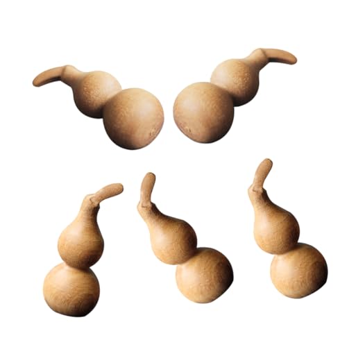 GARIOUANS 5 Stück Mini Gourd Dekofiguren aus Holz Realistische Kürbis Ornamente für Zuhause Büro Geschäfte Shopping Malls Glücksbringer für Ihre Dekoration GARIOUANS 5 Stück Mini Gourd Dekofiguren aus Holz Realistische Kürbis Ornamente für Zuhause Büro Geschäfte Shopping Malls Glücksbringer für Ihre Dekoration von GARIOUANS