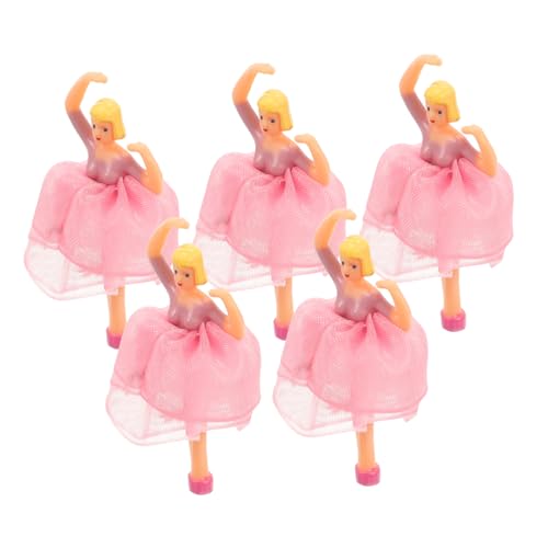 GARIOUANS 5 Stück Teiliges Balletttänzerin Puppenfigur mit Goldenem Rosa Rock Detailreiche Prinzessin Puppe Musikbox Zubehör Elegante Dekoration Feine Verarbeitung für Sammler und GARIOUANS 5 Stück Teiliges Balletttänzerin Puppenfigur mit Goldenem Rosa Rock Detailreiche Prinzessin Puppe Musikbox Zubehör Elegante Dekoration Feine Verarbeitung für Sammler und von GARIOUANS