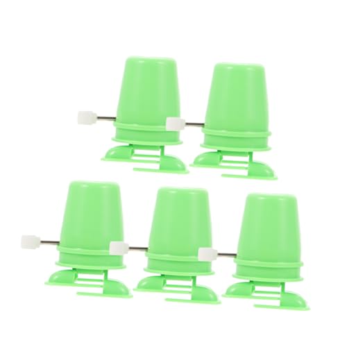 GARIOUANS 5 Stück Teiliges DIY Aufziehroboter Kunststoff Mechanismus Bewegungsersatzteil für Laufspielzeug Bastelprojekte und Reparaturen Grün von GARIOUANS
