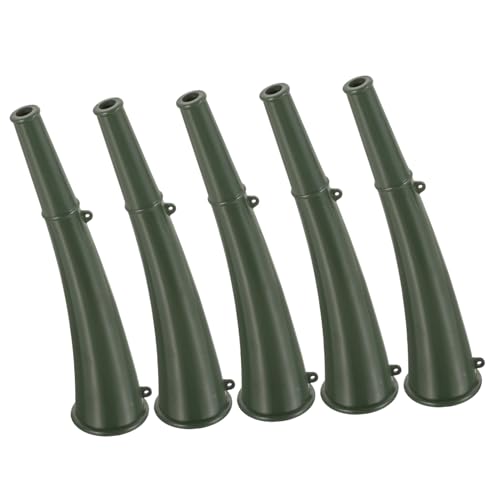 GARIOUANS 5 Stück Teiliges Kleine Grüne Kunststoff Signalhörner Laute Mehrzweck tröten für Training Outdoor sportveranstaltungen und Party Robuste Langlebige Krachmacher für Fans und GARIOUANS 5 Stück Teiliges Kleine Grüne Kunststoff Signalhörner Laute Mehrzweck tröten für Training Outdoor sportveranstaltungen und Party Robuste Langlebige Krachmacher für Fans und von GARIOUANS