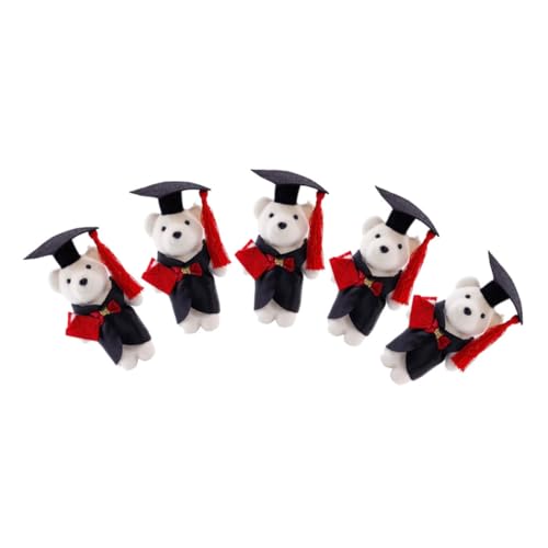 GARIOUANS 5 Stück Teiliges Mini Plüschbär für Abschlussfeiern Kleine Stoffbären für Kreative Blumensträuße und Einzigartige Dekoration für Graduierte GARIOUANS 5 Stück Teiliges Mini Plüschbär für Abschlussfeiern Kleine Stoffbären für Kreative Blumensträuße und Einzigartige Dekoration für Graduierte von GARIOUANS