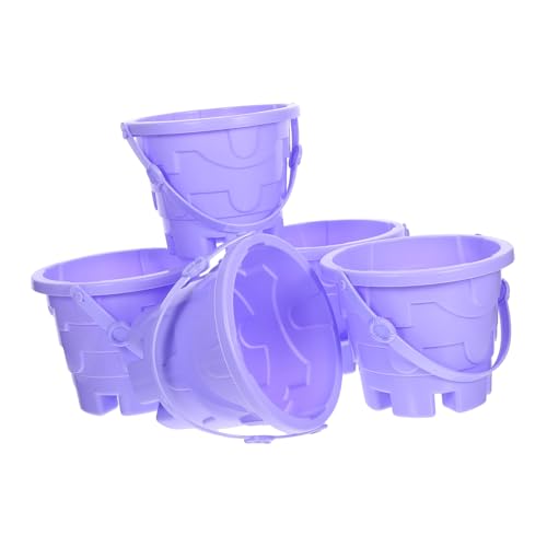 GARIOUANS 5 Stück Teiliges Sandspielzeug Plastik Strand Eimer für Jungen und Kreatives Sandspielzeug für Strand Sandkasten und Wasseraktivitäten Zufällige Farbe GARIOUANS 5 Stück Teiliges Sandspielzeug Plastik Strand Eimer für Jungen und Kreatives Sandspielzeug für Strand Sandkasten und Wasseraktivitäten Zufällige Farbe von GARIOUANS