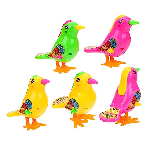 GARIOUANS 5 Stück Teiliges Wind Up Vogelspielzeug für Niedliche Realistische Tierfiguren Fördert Hand Augen Koordination Leicht und Tragbar Kreative Spielzeuge für Jungen GARIOUANS 5 Stück Teiliges Wind Up Vogelspielzeug für Niedliche Realistische Tierfiguren Fördert Hand Augen Koordination Leicht und Tragbar Kreative Spielzeuge für Jungen von GARIOUANS