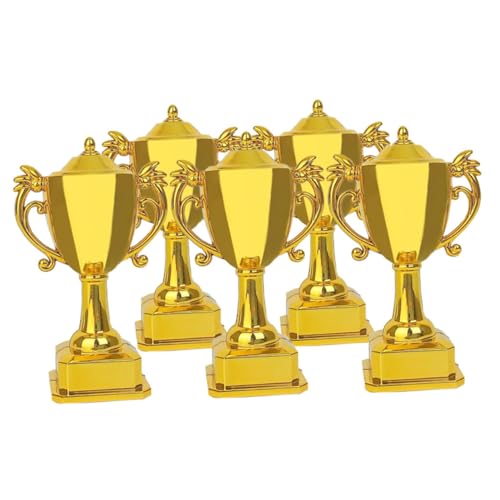 GARIOUANS 5 Stück Trophäenmodell Mini House Accessory Puppenhaus-Miniaturen für Mini-Trophäen zur Auszeichnung winzig Trophäenzubehör Trophäendekor aus Plastik Trophäenverzierung Golden GARIOUANS 5 Stück Trophäenmodell Mini House Accessory Puppenhaus-Miniaturen für Mini-Trophäen zur Auszeichnung winzig Trophäenzubehör Trophäendekor aus Plastik Trophäenverzierung Golden von GARIOUANS