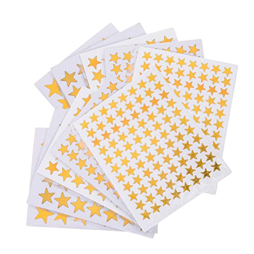 GARIOUANS 50 Blatt Belohnungssticker Goldene Sterne Selbstklebend Abziehbar Sicher Für Kindergarten Schule Lehrer Eltern Dekoration Und Motivation GARIOUANS 50 Blatt Belohnungssticker Goldene Sterne Selbstklebend Abziehbar Sicher Für Kindergarten Schule Lehrer Eltern Dekoration Und Motivation von GARIOUANS