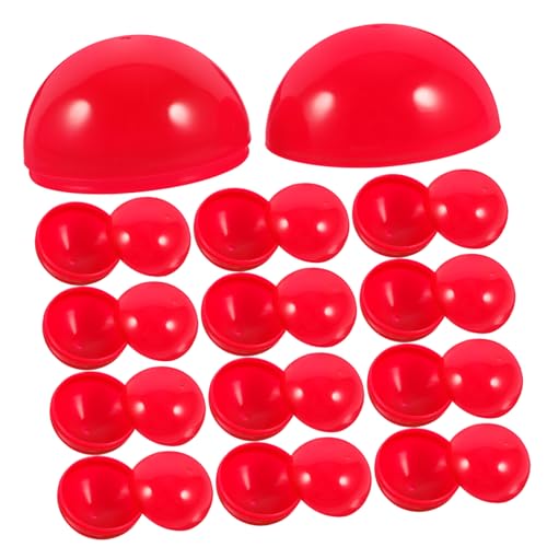 GARIOUANS 50 Stück Bunte Aktivitätslotteriekugeln Kleine Hohle Spielbälle für Spiele und Partys Durchmesser Rot für Feiern und Veranstaltungen Langlebig aus Hochwertigem Material von GARIOUANS
