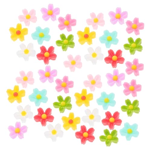GARIOUANS 50 Stück Mini Harz Blumen Charms Fünfblättrige Daisy Cabochons für Nagelkunst Schmuckherstellung Ohrringe und Bastelverzierungen GARIOUANS 50 Stück Mini Harz Blumen Charms Fünfblättrige Daisy Cabochons für Nagelkunst Schmuckherstellung Ohrringe und Bastelverzierungen von GARIOUANS