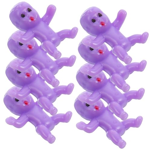 GARIOUANS 50 Stück Mini Kunststoff Junge Mädchen Realistische Babyfigurine für Shower Dekoration Kunststoff Mini Junge Mädchen Partyspiel und Kuchen Deko Bulk Pack von GARIOUANS