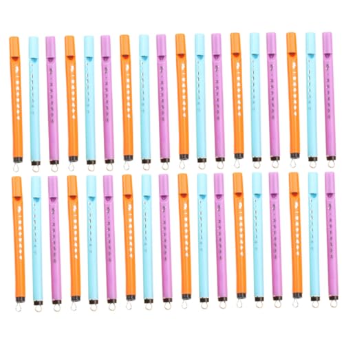 GARIOUANS 50 Stück Mini Vogelpfeifen Musikspielzeug Lärchenpfeifen für Zufällige Farben Robust und Leicht für und Kreative Spiele Zufällige Farbe Zufällige Farbe von GARIOUANS