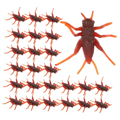 GARIOUANS 50 Stück Simulation Insektenmodell Streich Kinderspielzeug Crawler Künstliche Gefälschte Grillen Faux Brown Bugs Insektenspielzeug Weich Simulieren Streich Requisiten Party GARIOUANS 50 Stück Simulation Insektenmodell Streich Kinderspielzeug Crawler Künstliche Gefälschte Grillen Faux Brown Bugs Insektenspielzeug Weich Simulieren Streich Requisiten Party von GARIOUANS