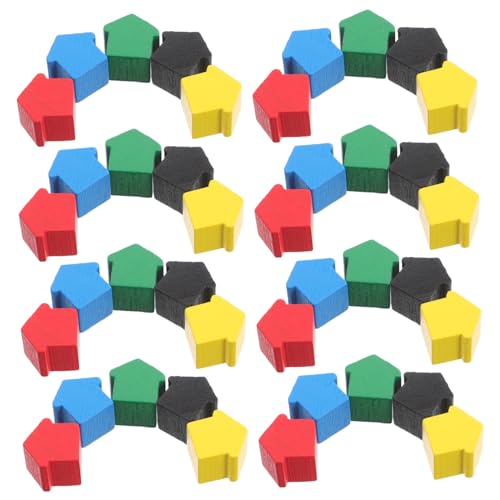 GARIOUANS 50 Stück Teiliges Brettspiel Zubehör Holz Spielfiguren Mehrfarbiges Schachspiel Erweiterung Mini Schachbrett Für Sicherer Spielspaß Und Strategische Brettspielmarker GARIOUANS 50 Stück Teiliges Brettspiel Zubehör Holz Spielfiguren Mehrfarbiges Schachspiel Erweiterung Mini Schachbrett Für Sicherer Spielspaß Und Strategische Brettspielmarker von GARIOUANS