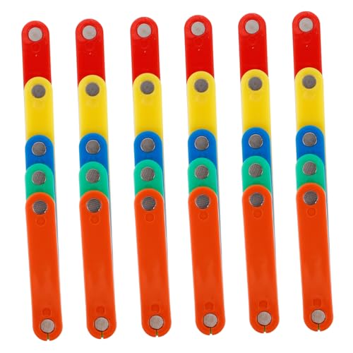GARIOUANS 50 Stück Teiliges Magnetisches Streifen Verschiedene Längen Flexible Mathematik Lernhilfen für Fördert Räumliches und Geometrisches Verständnis im Klassenzimmer von GARIOUANS