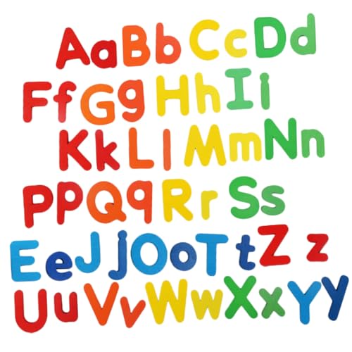 GARIOUANS 52 Stück Teiliges Holzbuchstaben Lernspielzeug für Cartoon Alphabet Puzzle mit Glatten Kanten Langlebig und Sicher Fördert Buchstabenerkennung und Spielerisches Lernen GARIOUANS 52 Stück Teiliges Holzbuchstaben Lernspielzeug für Cartoon Alphabet Puzzle mit Glatten Kanten Langlebig und Sicher Fördert Buchstabenerkennung und Spielerisches Lernen von GARIOUANS