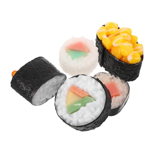 GARIOUANS 5pcs Realistische Gefälschte Food Sushi -Food -Set Für Kinder Künstliche Sushi - Für Party Restaurant Display Fake Sushi Simuliertes Essen GARIOUANS 5pcs Realistische Gefälschte Food Sushi -Food -Set Für Kinder Künstliche Sushi - Für Party Restaurant Display Fake Sushi Simuliertes Essen von GARIOUANS