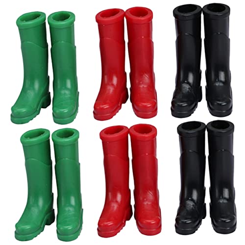 GARIOUANS 6 Paare Mini House Boot Accessoires Regen Kleines Schuhmodell Stiefel Puppenhauszubehör Dollhouse Dekorationen Miniatur Mini-Boot-Modelle Mini-Hausschuhe Dollhouse -Schuhe Plastik GARIOUANS 6 Paare Mini House Boot Accessoires Regen Kleines Schuhmodell Stiefel Puppenhauszubehör Dollhouse Dekorationen Miniatur Mini-Boot-Modelle Mini-Hausschuhe Dollhouse -Schuhe Plastik von GARIOUANS