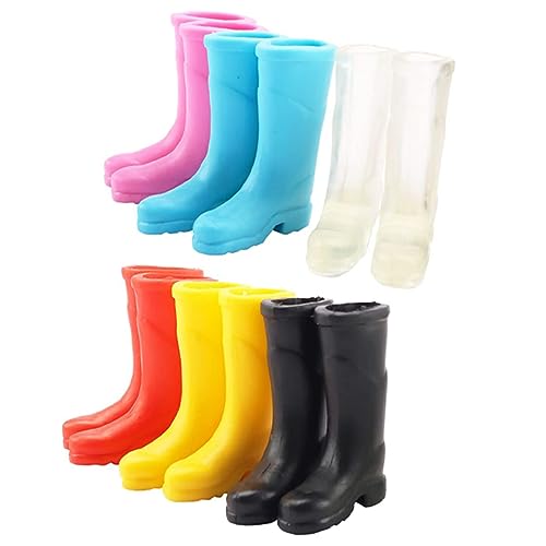 GARIOUANS 6 Paare Puppenhäuser Dekorative Schuhe für Mini Hausaccessoires Realistische Gestaltung Sicheres Material GARIOUANS 6 Paare Puppenhäuser Dekorative Schuhe für Mini Hausaccessoires Realistische Gestaltung Sicheres Material von GARIOUANS
