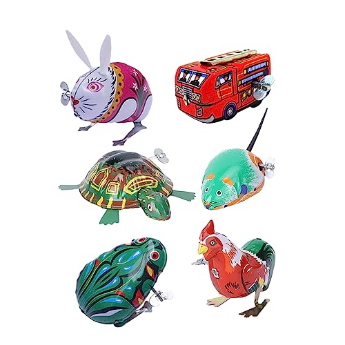 GARIOUANS 6 Stück Aufziehspielzeug Nostalgische Blechspielzeuge für Kleinkinder Energie Sparen Sicher Fördert Motorische Fähigkeiten Zufällige Designs Zufällige Farbe Zufällige Farbe GARIOUANS 6 Stück Aufziehspielzeug Nostalgische Blechspielzeuge für Kleinkinder Energie Sparen Sicher Fördert Motorische Fähigkeiten Zufällige Designs Zufällige Farbe Zufällige Farbe von GARIOUANS
