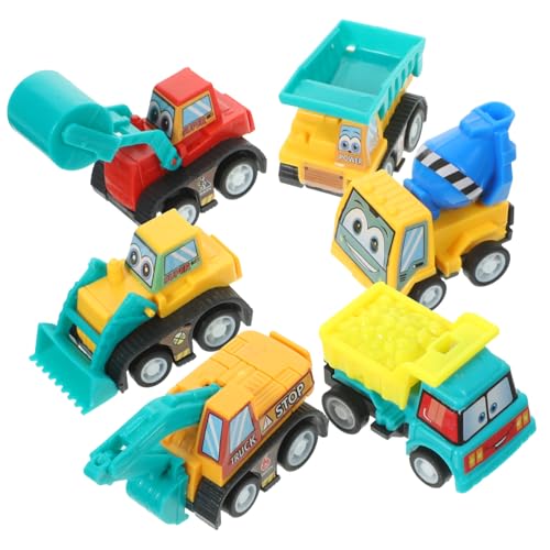GARIOUANS 6 Stück Auto zurückziehen Mini-Rückziehauto für Nichtelektronische Spielzeugfahrzeuge Ziehen Sie das Auto zurück Autos zurückziehen Plastik Blau von GARIOUANS