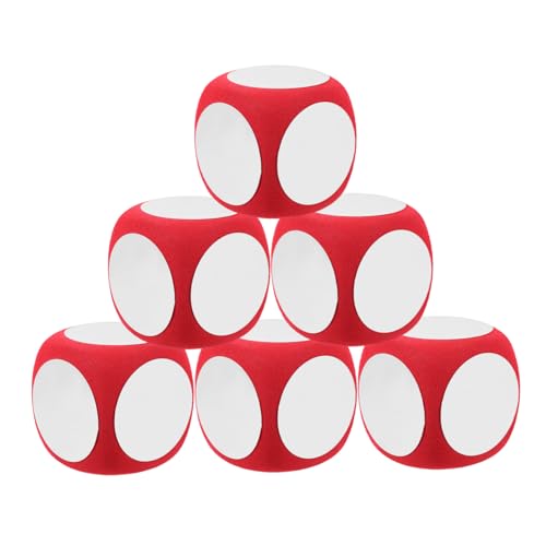 GARIOUANS 6 Stück Große Weiße Schaumstoff Würfel zum Beschreiben Abwischbare DIY Blanko Würfel für Familien Partyspiele Vielseitig Einsetzbar für Unterricht Basteln und Gesellschaftsspiele GARIOUANS 6 Stück Große Weiße Schaumstoff Würfel zum Beschreiben Abwischbare DIY Blanko Würfel für Familien Partyspiele Vielseitig Einsetzbar für Unterricht Basteln und Gesellschaftsspiele von GARIOUANS