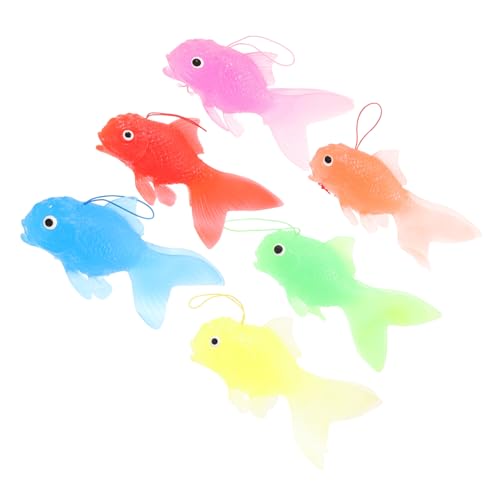 GARIOUANS 6 Stück Lustige Figuren Teiliges aus Umweltfreundlichem Silikon Dekorative Aquarium Fische für Kinderzimmer und Aquarien Realistische Fisch Ornamente GARIOUANS 6 Stück Lustige Figuren Teiliges aus Umweltfreundlichem Silikon Dekorative Aquarium Fische für Kinderzimmer und Aquarien Realistische Fisch Ornamente von GARIOUANS