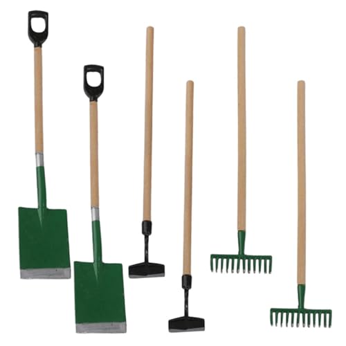 GARIOUANS 6 Stück Maßstab Dekorative Gartenaccessoires mit Gießkanne Besen und Realistischen Formen für DIY Projekte und Puppenhaus Dekoration GARIOUANS 6 Stück Maßstab Dekorative Gartenaccessoires mit Gießkanne Besen und Realistischen Formen für DIY Projekte und Puppenhaus Dekoration von GARIOUANS