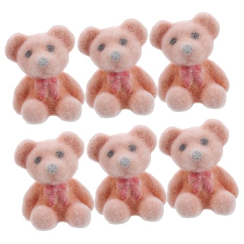 GARIOUANS 6 Stück Mini Bär Dekofiguren Beflockte Kuscheltiere für Hochzeiten Geburtstagsfeiern und DIY Bastelprojekte Charmante Geschenkideen für Besondere Anlässe GARIOUANS 6 Stück Mini Bär Dekofiguren Beflockte Kuscheltiere für Hochzeiten Geburtstagsfeiern und DIY Bastelprojekte Charmante Geschenkideen für Besondere Anlässe von GARIOUANS