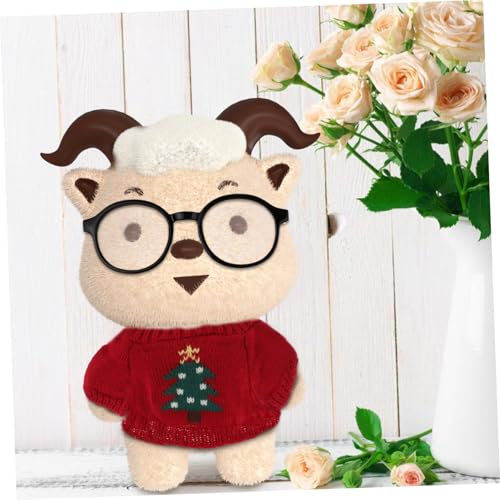 GARIOUANS 6 Stück Mini Puppenbrillen Kunststoff Robust Modisch für DIY Puppenmode Zubehör Kreative von GARIOUANS