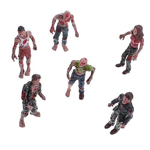 GARIOUANS 6 Stück Mini Zombie Figuren Gruselige Zombie Puppen für Halloween Deko Realistische Szenerie und Party Streichspielzeuge Beeindruckende und Detaillierte Gestaltung für GARIOUANS 6 Stück Mini Zombie Figuren Gruselige Zombie Puppen für Halloween Deko Realistische Szenerie und Party Streichspielzeuge Beeindruckende und Detaillierte Gestaltung für von GARIOUANS