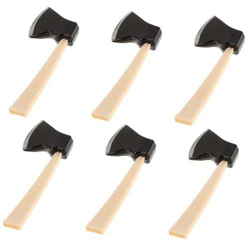 GARIOUANS 6 Stück Miniaturisierte Holz Teiliges Set für Puppenhaus Gartenaccessoires Charmantes Zubehör für Halloween Dekorationen Terrarien und Kreative Gartenrollen GARIOUANS 6 Stück Miniaturisierte Holz Teiliges Set für Puppenhaus Gartenaccessoires Charmantes Zubehör für Halloween Dekorationen Terrarien und Kreative Gartenrollen von GARIOUANS