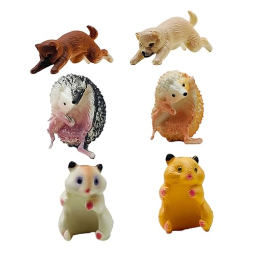 GARIOUANS 6 Stück Puppe mit Tiertassenrand Hamsterpuppe Cup Accessoire einzigartiges Tassendekor Becherrandmarker kleine Tierverzierung PVC GARIOUANS 6 Stück Puppe mit Tiertassenrand Hamsterpuppe Cup Accessoire einzigartiges Tassendekor Becherrandmarker kleine Tierverzierung PVC von GARIOUANS