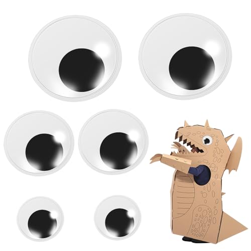 GARIOUANS 6 Stück Selbstklebende Wackelaugen Langlebige PVC Sicherheitsaugen für Häkeltiere Amigurumi Puppen und Plüschtiere Einfache Anwendung Realistisch und Vielseitig GARIOUANS 6 Stück Selbstklebende Wackelaugen Langlebige PVC Sicherheitsaugen für Häkeltiere Amigurumi Puppen und Plüschtiere Einfache Anwendung Realistisch und Vielseitig von GARIOUANS