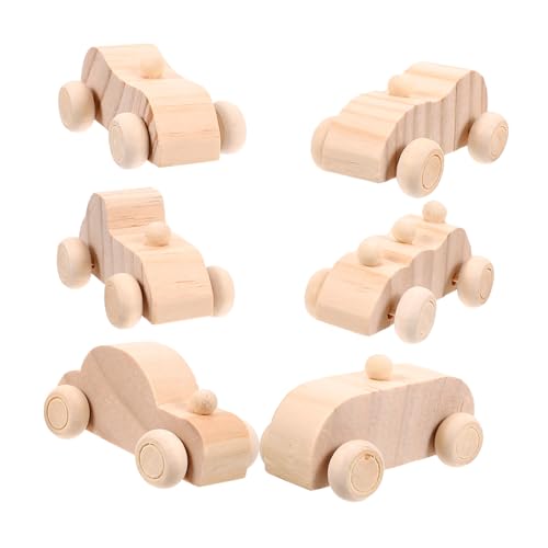 GARIOUANS 6 Stück Teiliges DIY Holzauto Bastelset Unfertige Kleine Auto Modelle zum Bemalen Holzspielzeug für Kreativität Feinmotorik und Hand Auge Koordination GARIOUANS 6 Stück Teiliges DIY Holzauto Bastelset Unfertige Kleine Auto Modelle zum Bemalen Holzspielzeug für Kreativität Feinmotorik und Hand Auge Koordination von GARIOUANS