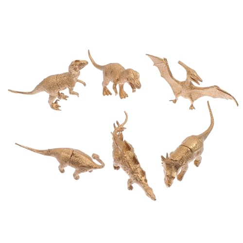 GARIOUANS 6 Stück Teiliges Dinosaurier Goldene Hohle Modelle Realistisch Gestaltete Lernspielzeuge und Dekoration Leicht und Tragbar Geeignet für Kinderzimmer und Partys GARIOUANS 6 Stück Teiliges Dinosaurier Goldene Hohle Modelle Realistisch Gestaltete Lernspielzeuge und Dekoration Leicht und Tragbar Geeignet für Kinderzimmer und Partys von GARIOUANS