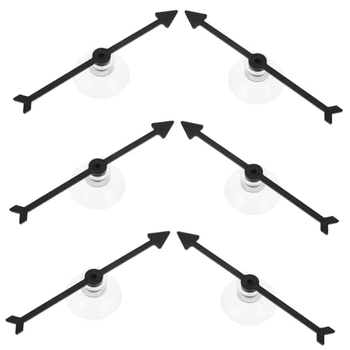 GARIOUANS 6 Stück Teiliges Drehbare Pfeilspielzeuge mit Saugnapfbasis Kunststoff spinnpfeile für Partyspiele Interaktive Brettspiel Zeiger für Unterricht Veranstaltungen und GARIOUANS 6 Stück Teiliges Drehbare Pfeilspielzeuge mit Saugnapfbasis Kunststoff spinnpfeile für Partyspiele Interaktive Brettspiel Zeiger für Unterricht Veranstaltungen und von GARIOUANS