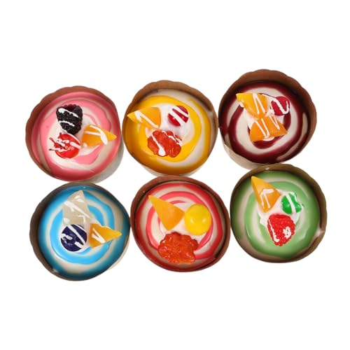 GARIOUANS 6 Stück Teiliges Lebensmittel Magnet Modell Realistische Cupcake Dekoration für Kühlschrank Kreative Wohnaccessoires GARIOUANS 6 Stück Teiliges Lebensmittel Magnet Modell Realistische Cupcake Dekoration für Kühlschrank Kreative Wohnaccessoires von GARIOUANS