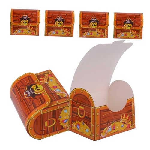GARIOUANS 6 Stück Teiliges Piraten Schatztruhe aus Dekorative Geschenkboxen für Kindergeburtstag Halloween Party Mitgebsel Süßigkeiten Verpackung Leicht und Praktisch für Mädchen und Jungen GARIOUANS 6 Stück Teiliges Piraten Schatztruhe aus Dekorative Geschenkboxen für Kindergeburtstag Halloween Party Mitgebsel Süßigkeiten Verpackung Leicht und Praktisch für Mädchen und Jungen von GARIOUANS