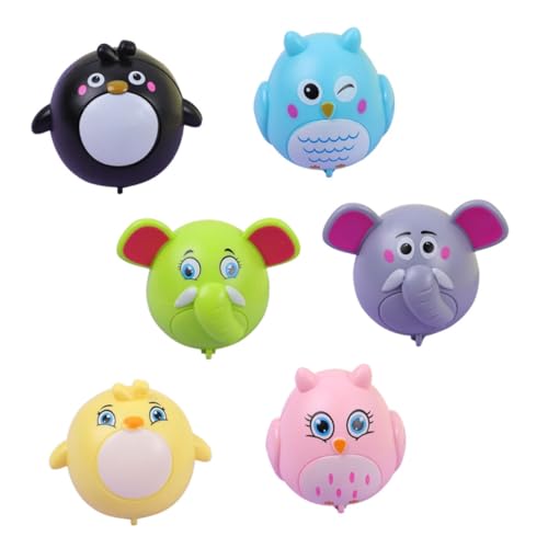 GARIOUANS 6 Stück Teiliges Pull Back Auto mit Tiermotiven Langlebige Kinderfahrzeuge aus Sicherem Material Robuste Aufziehautos für Interaktives und Kognitiver Fähigkeiten als Partygeschenk von GARIOUANS