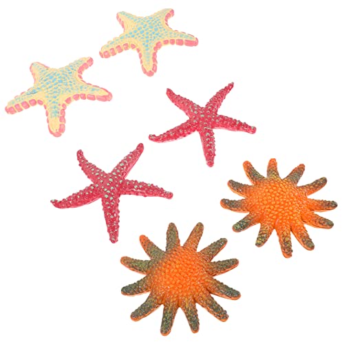 GARIOUANS 6 Stück Teiliges Set Seestern Figuren Realistische Meereslebewesen Deko für Unterwasser Tierbildung und Fantasievolles für Partys und Wohnraumgestaltung GARIOUANS 6 Stück Teiliges Set Seestern Figuren Realistische Meereslebewesen Deko für Unterwasser Tierbildung und Fantasievolles für Partys und Wohnraumgestaltung von GARIOUANS
