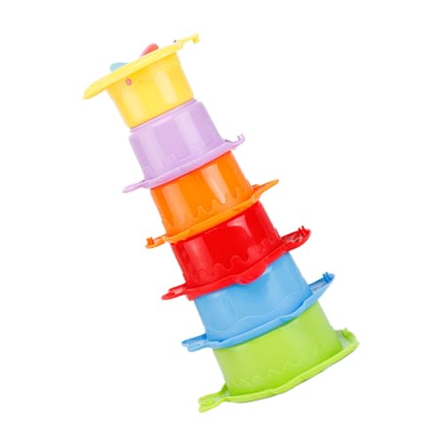 GARIOUANS 6 Stück Teiliges Stapelbecher Bunte Nestbecher Interaktives Wasserspielzeug für Kleinkinder und Junge Mädchen Hand Auge Koordination und Geduld GARIOUANS 6 Stück Teiliges Stapelbecher Bunte Nestbecher Interaktives Wasserspielzeug für Kleinkinder und Junge Mädchen Hand Auge Koordination und Geduld von GARIOUANS
