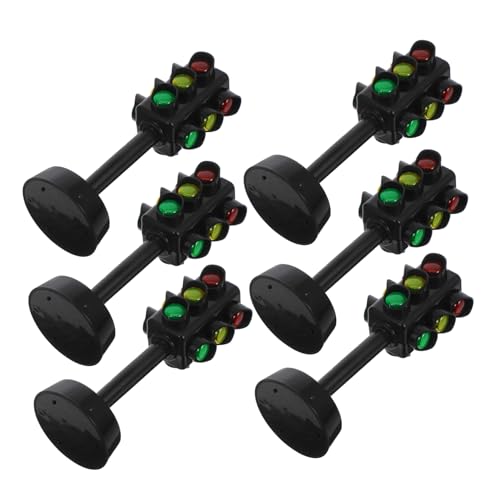 GARIOUANS 6 Teiliges Ampelspielzeug Früherziehungslampe Bahnübergangsspielzeug Ampelspielzeug Für Ampel Kinderspiele Mini Ampellampe Mit Sockel Verkehrsspielzeug Abs Schwarz GARIOUANS 6 Teiliges Ampelspielzeug Früherziehungslampe Bahnübergangsspielzeug Ampelspielzeug Für Ampel Kinderspiele Mini Ampellampe Mit Sockel Verkehrsspielzeug Abs Schwarz von GARIOUANS