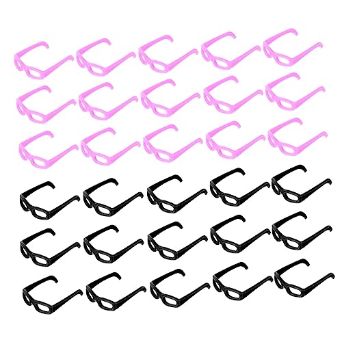GARIOUANS 60 Stück Sonnenbrillen Requisiten Puppenzubehör Mini-Brille Für Realistisch Gläser Puppe Mit Brille Verkleide Dich Miniatur-Sonnenbrille Zum Basteln Mini-zubehör Plastik GARIOUANS 60 Stück Sonnenbrillen Requisiten Puppenzubehör Mini-Brille Für Realistisch Gläser Puppe Mit Brille Verkleide Dich Miniatur-Sonnenbrille Zum Basteln Mini-zubehör Plastik von GARIOUANS